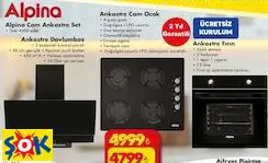 ALPİNA CAM ANKASTRE SET